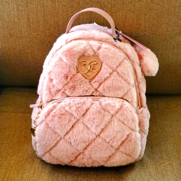 🎁👑🆕️👑 💖JUICY COUTURE 💖 "LET'S GET COZY BACKPACK 💖 - Picture 1 of 13